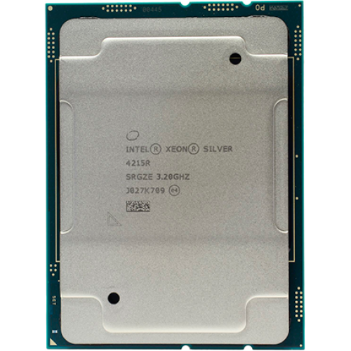 SRGZE, Процессор Dell Intel Xeon Silver-4215R, 132W, 3.2GHz, 8, DDR4, 2400Hz, 1024Gb, 11Mb, 16, 14nm, FC-LGA 3647, Turbo boost