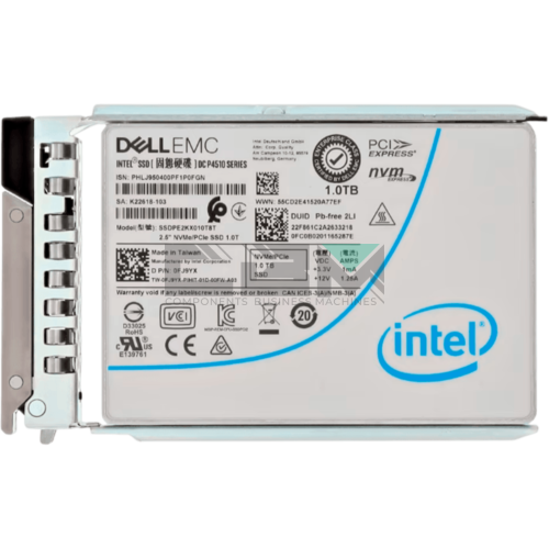 SSDPE2KX010T8T Твердотельный накопитель Dell Intel DC P4510 1 ТБ NVMe/PCIe TLC 2,5
