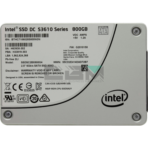 SSDSC2BX800G4 Твердотельный накопитель Intel SSD DC S3610 Series