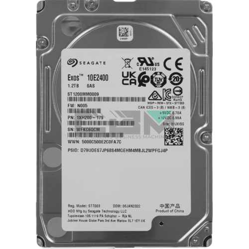 ST1200MM0009 Жесткий диск Seagate Enterprise 1.2TB 12G 10K 512n SAS 128MB 2.5