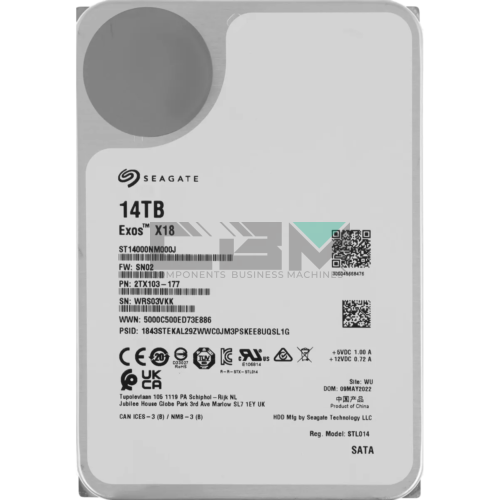 ST14000NM000J Жесткий диск Seagate Exos X18 14TB SATA 6Gb/s