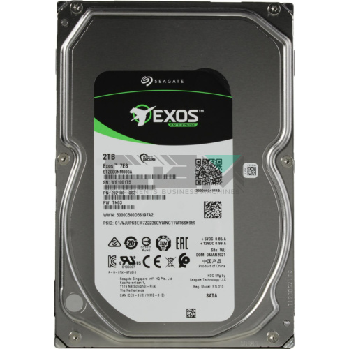 ST2000NM000A Жесткий диск HDD Seagate 3.5 Exos 7E8 2Tb SATA