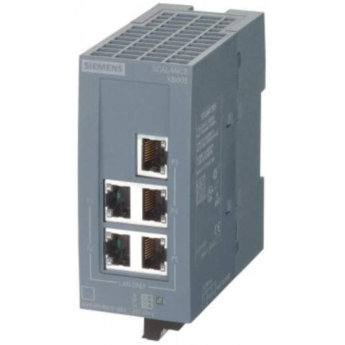 6GK5005-0GA10-1AB2 Коммутатор Siemens Scalance XB005G: 5×RJ45 10/100/1000Мбит/с