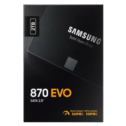 MZ-77E2T0BW Твердотельный накопитель SSD Samsung 870 EVO 2.5 2Тб 560Мб/с SATA