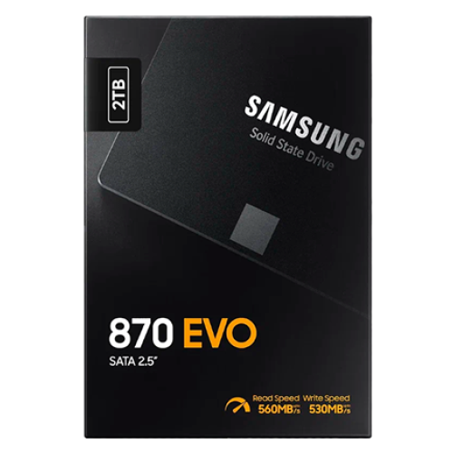 MZ-77E2T0BW Твердотельный накопитель SSD Samsung 870 EVO 2.5 2Тб 560Мб/с SATA