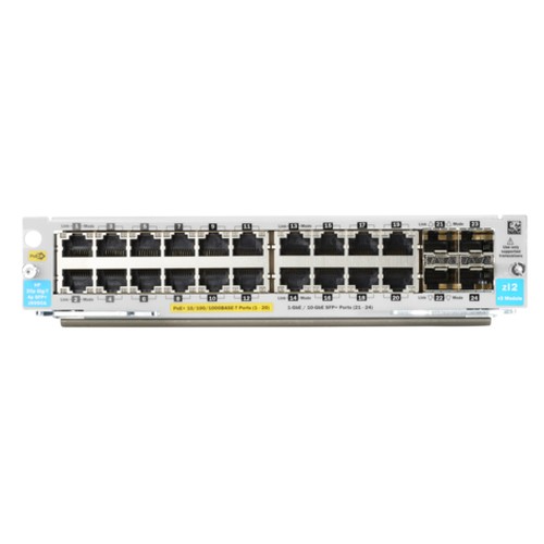 J9990A Модуль HP Aruba 5400R 20-port 10/100/1000BASE-T PoE+ and 4-port 1G/10GbE SFP