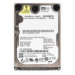 WD2500BEVS Жесткий диск HDD Western Digital Scorpio Blue 250Gb 5400