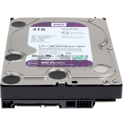 WD40PURZ Жесткий диск HDD Western Digital 4Tb SATA 6Gb/s